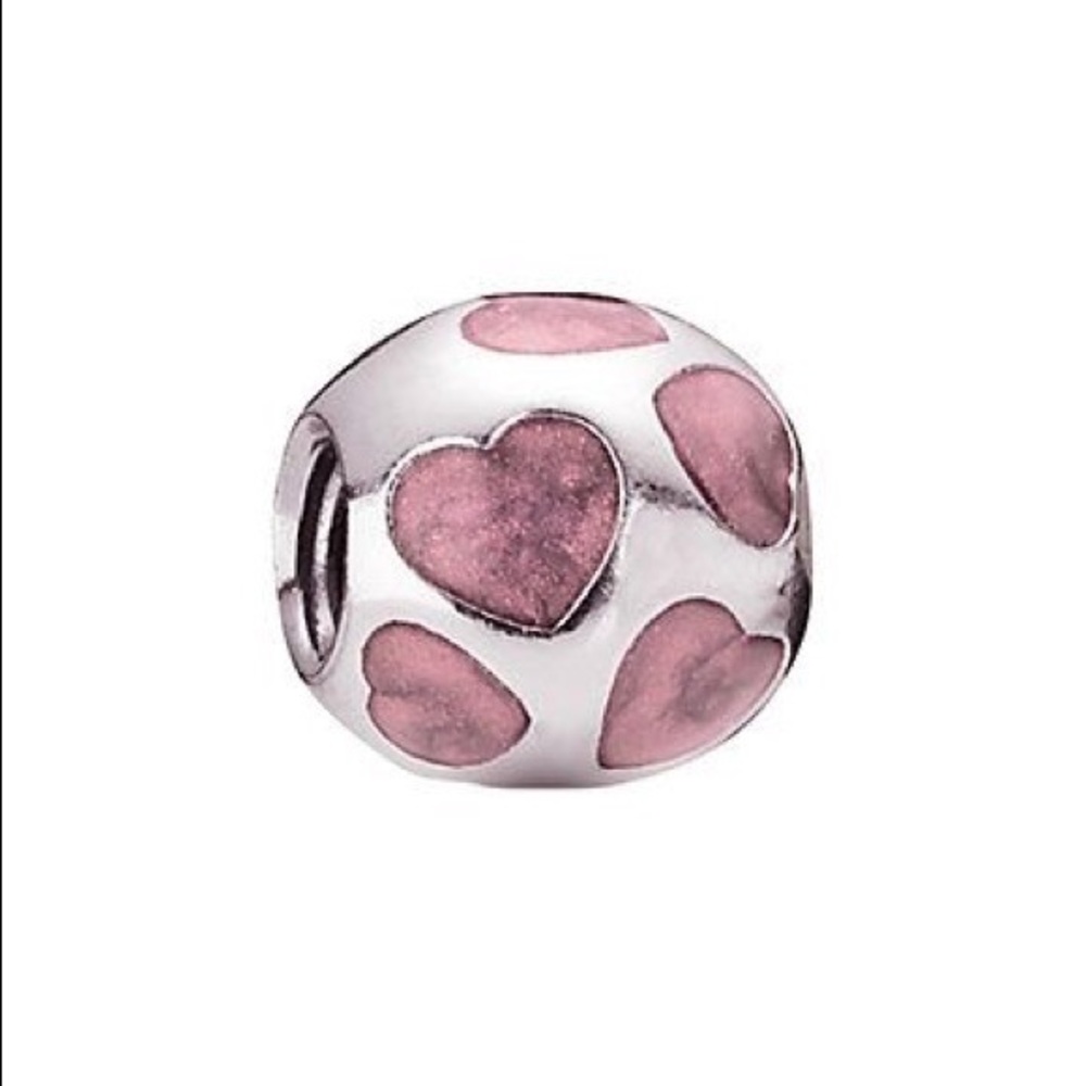 Pandora Pink Hearts Charm